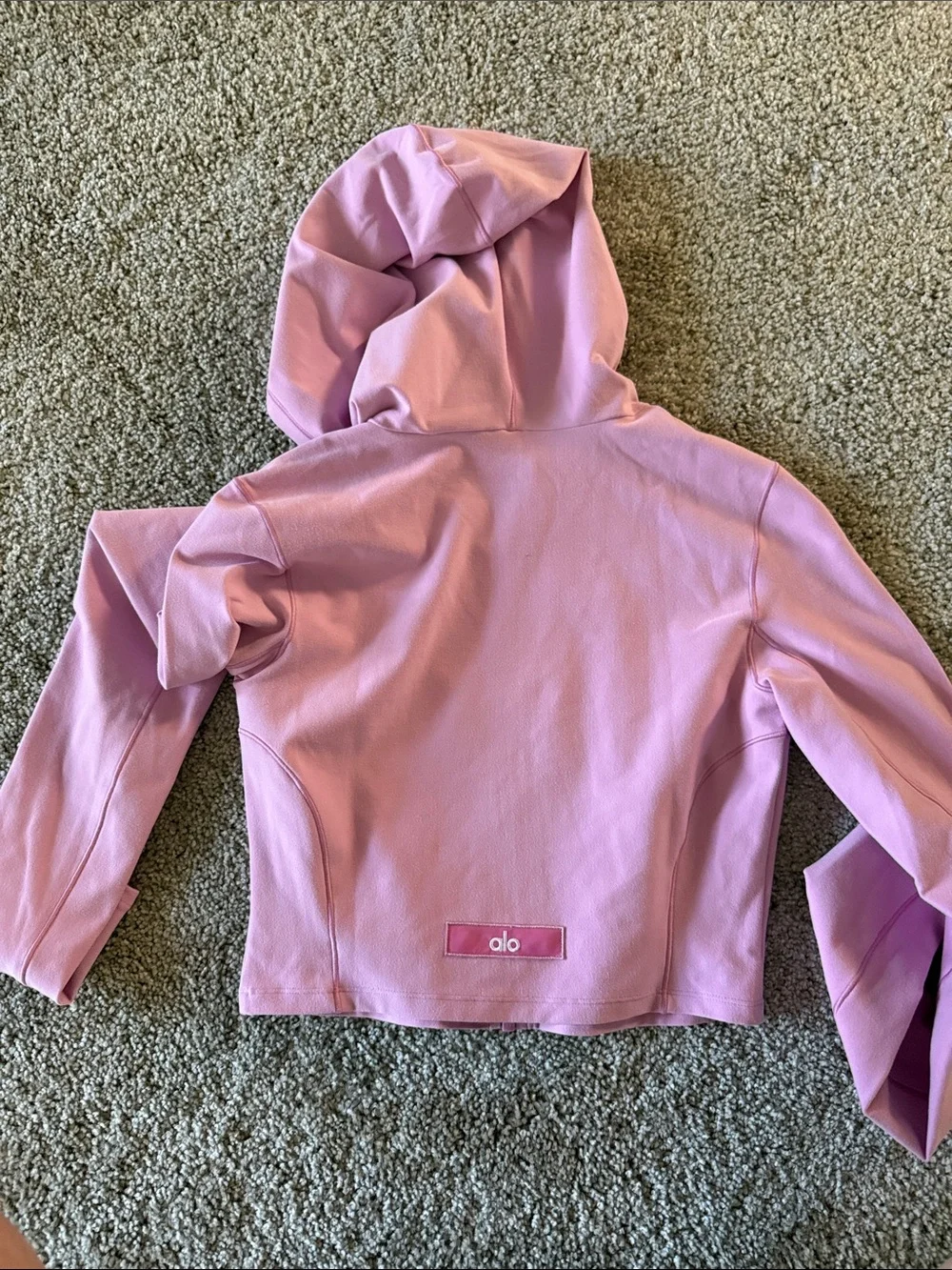 LIKE NEW ALO Alosoft Sincere Fitted Jacket, Candy Heart Pink, size S